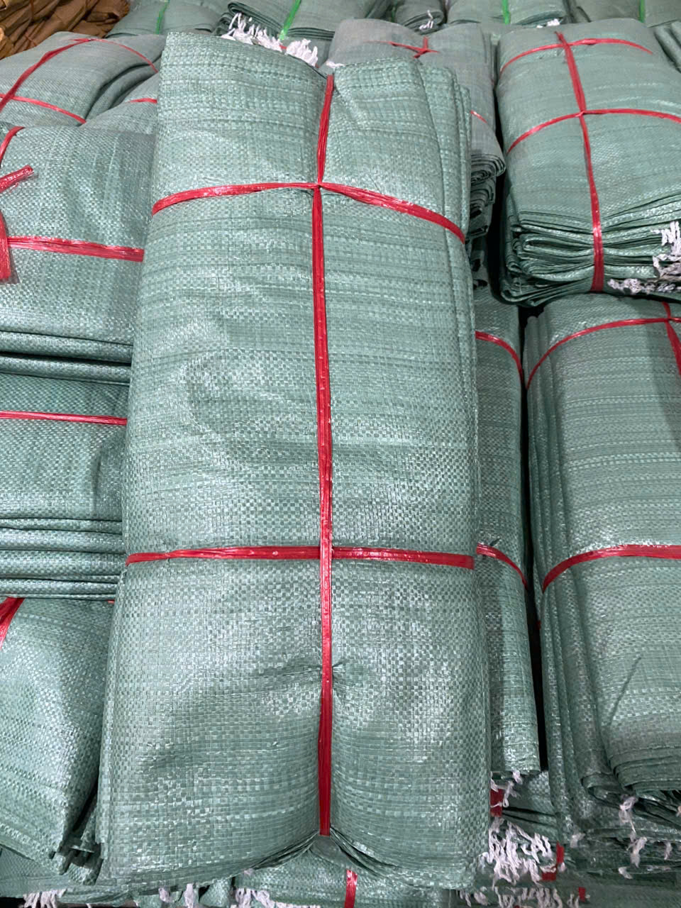 Bao tải xanh mỏng